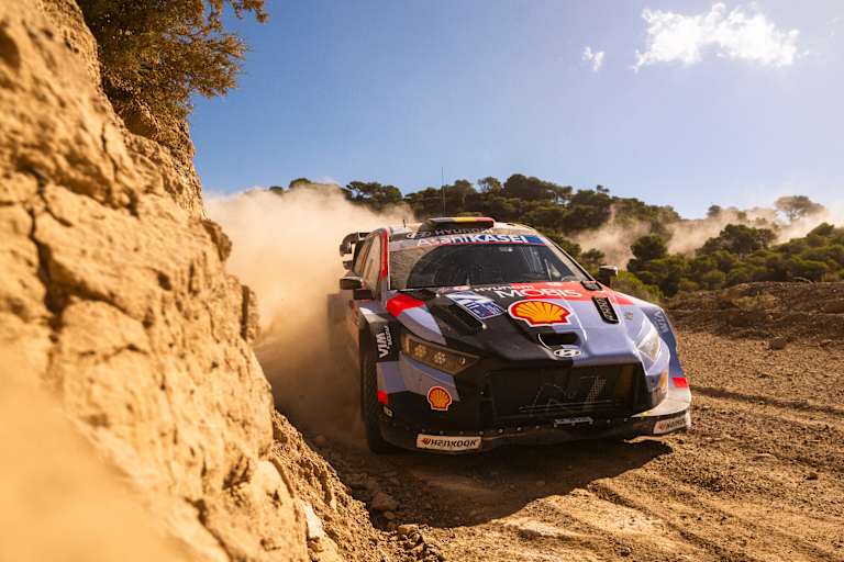 Thierry Neuville kosteten zwei späte Reifwenschäden womöglich den Sieg