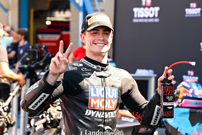 Manuel Gonzalez war mit Platz 2 in Assen zufrieden