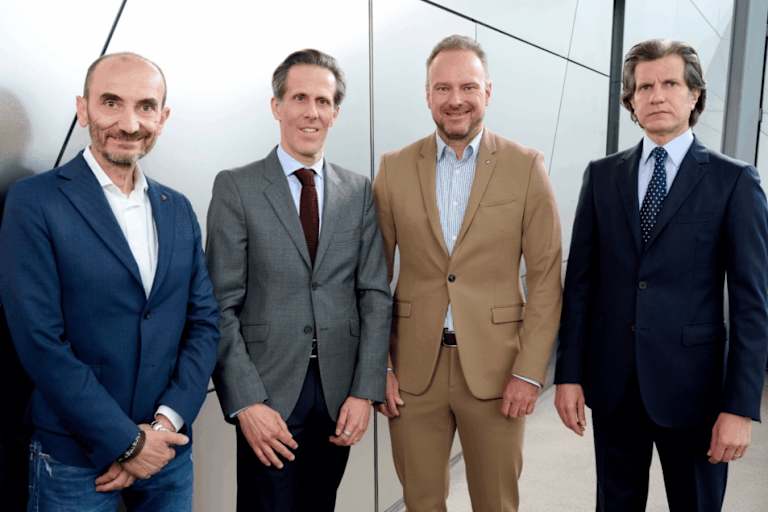 ACEM-Führung: Domenicali, Villet, Flasch, Colaninno