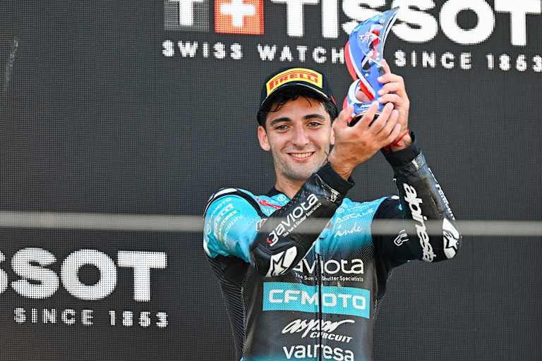 Ist weiterhin CFMOTO-Aspar gesetzt: Moto3-Rookie Marco Morelli