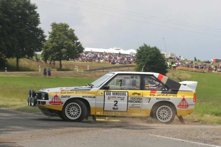 Audi Quattro in Aktion