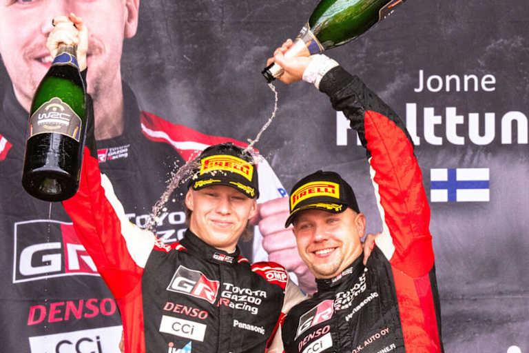 Die zweimaligen Rallye-Weltmeister: Kalle Rovanperä und Jonne Halttunen