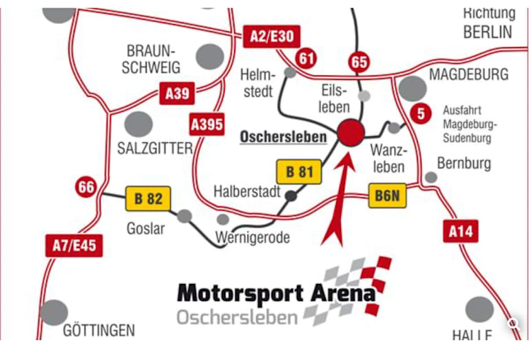 Hier geht's lang nach Oschersleben
