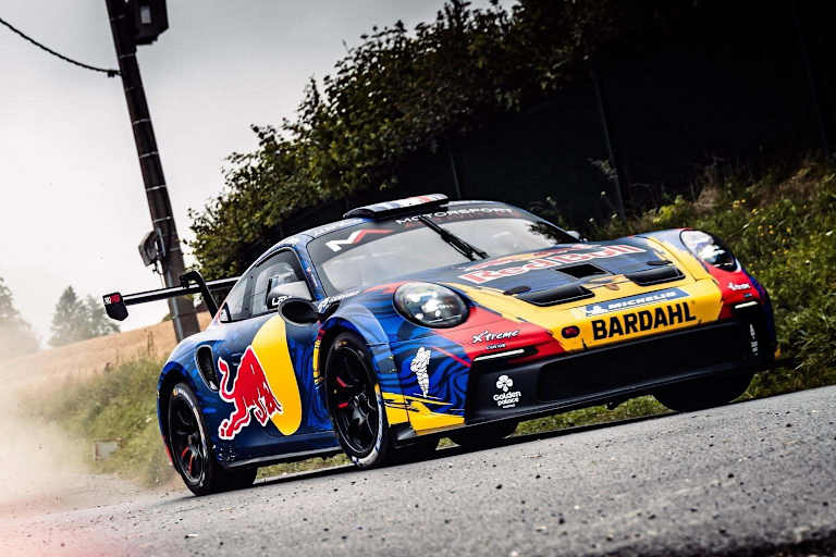 Bei der Rallye Charlemagne im 911er knapp am Sieg vorbei: Sebastien Loeb