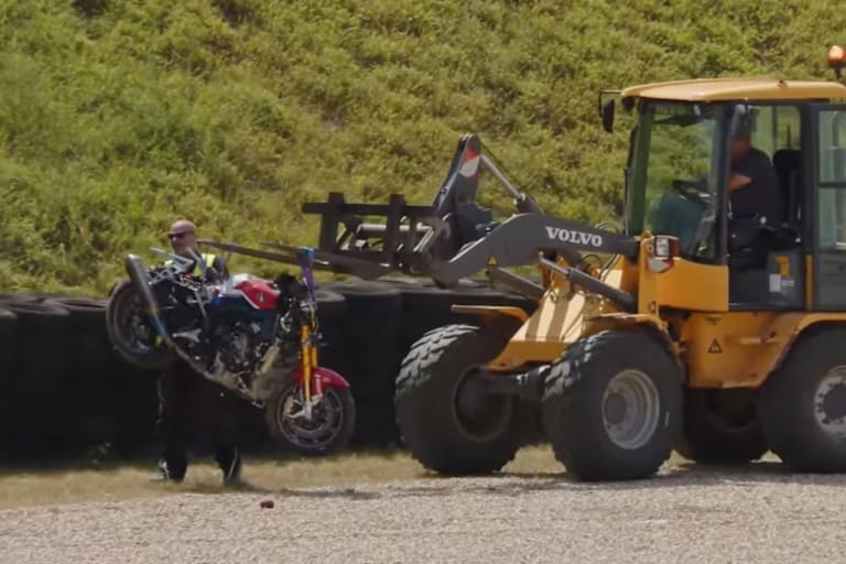 Ein Superbike am Haken