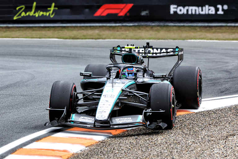 Kimi Antonelli rudert in Zandvoort neben die Bahn