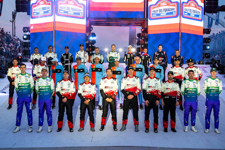 Das Teilnehmerfeld der Rallye Paraguay 2026