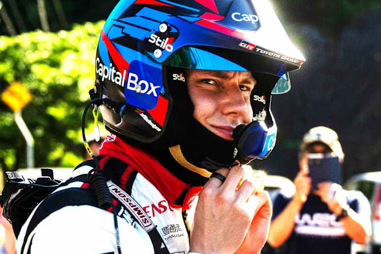Toyota-Pilot Sami Pajari führt in Paraguay