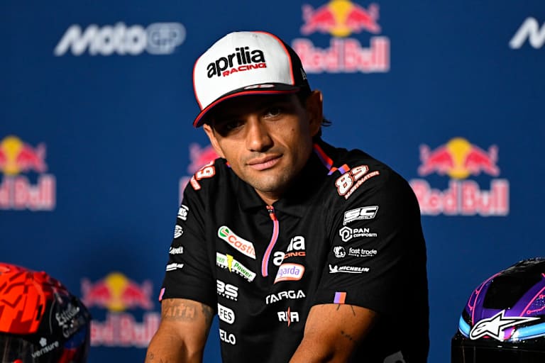 Aprilia-Werksfahrer Jorge Martin in Misano