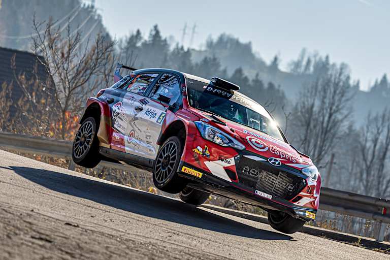 Hyundai i20 N Rally2 in Aktion