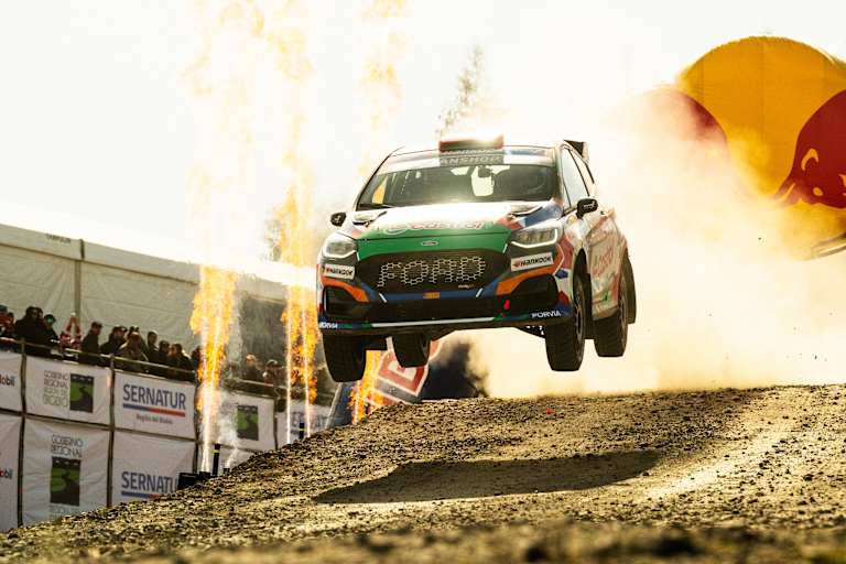 Im M-Sport Ford-Rally3 sicherte sich Ali Türkkan den Junioren-Titel