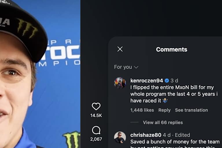 Ken Roczen reagierte auf Haiden Deegans Aussage