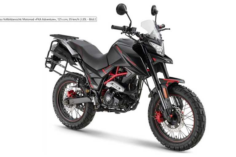 Prike PXA Adventure 125: Fürs grosse Abenteuer wohl etwas knapp motorisiert