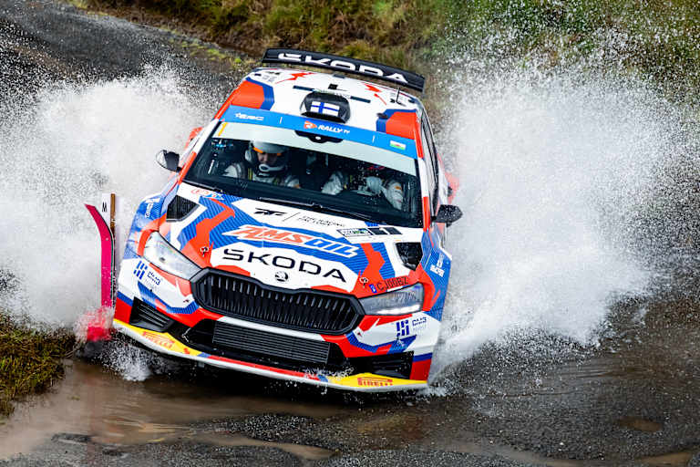 Skoda-Pilot Teemu Suninen auf dem Weg zum EM-Titel 2026