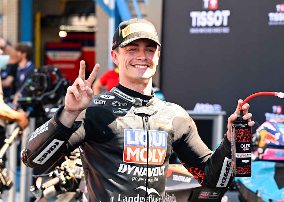 Manuel Gonzalez war mit Platz 2 in Assen zufrieden