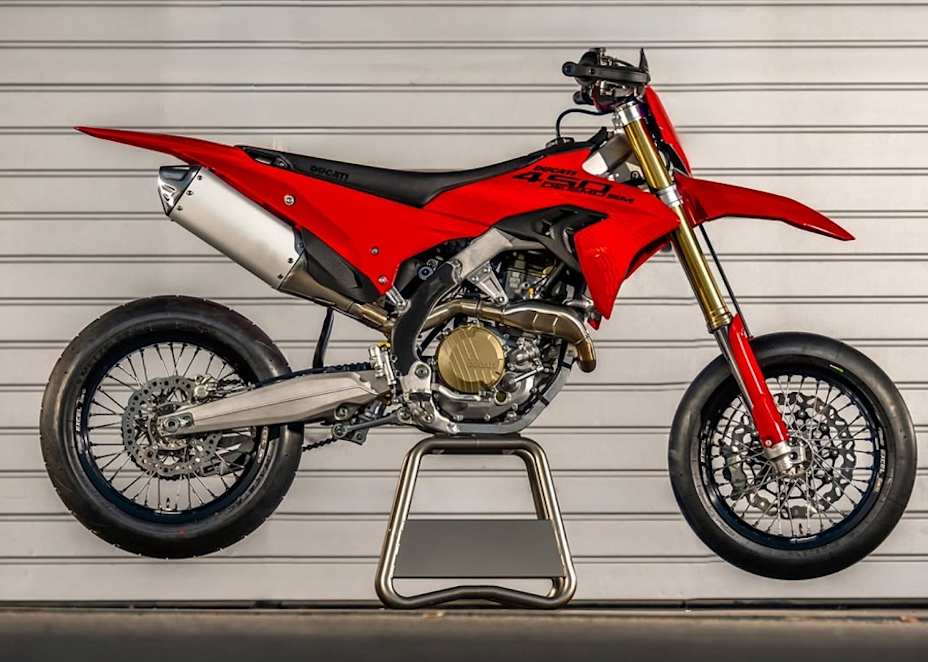 Ducati Desmo450 SM: «Kein Motocross-Motorrad mit kleinen Rädern».