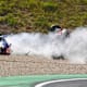 Oschersleben: Dramatic scenes following an engine blow-up in Superbike Race 1