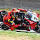 Lukas Tulovic mit frisch umprogrammierter Ducati-Elektronik unterwegs